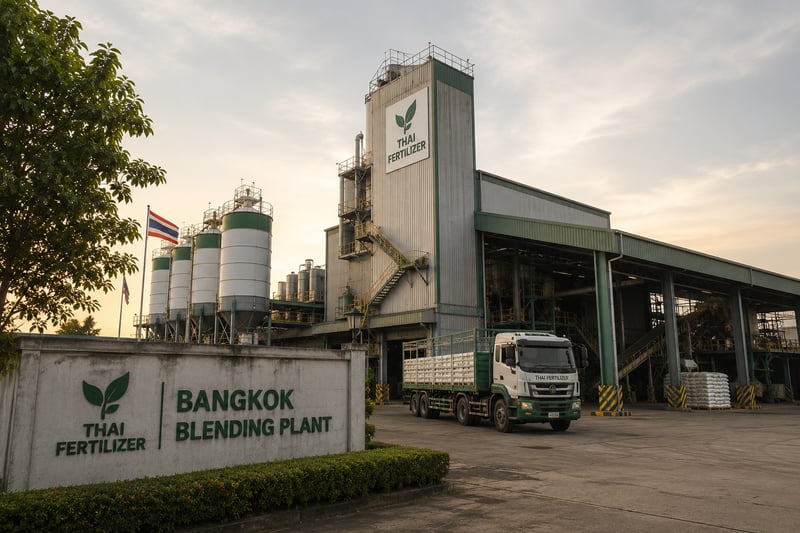 Bangkok blending plant with automated fertilizer production lines