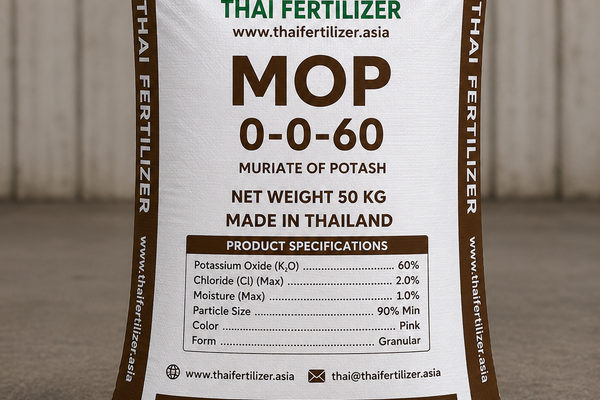 MOP 0-0-60 and SOP 0-0-50 potassium fertilizer comparison